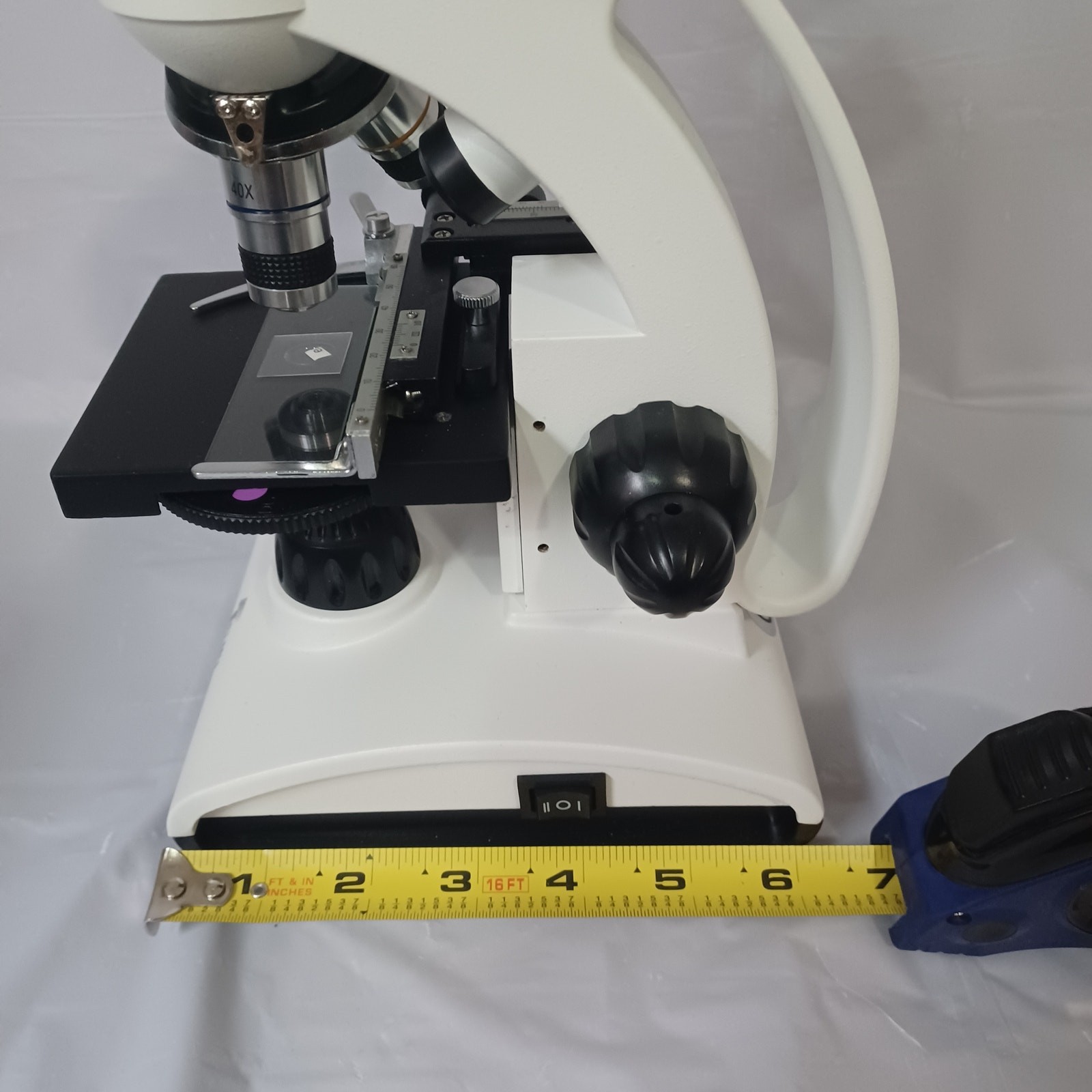 Telmu Biological Microscope w/ 154-Piece Slide Kit