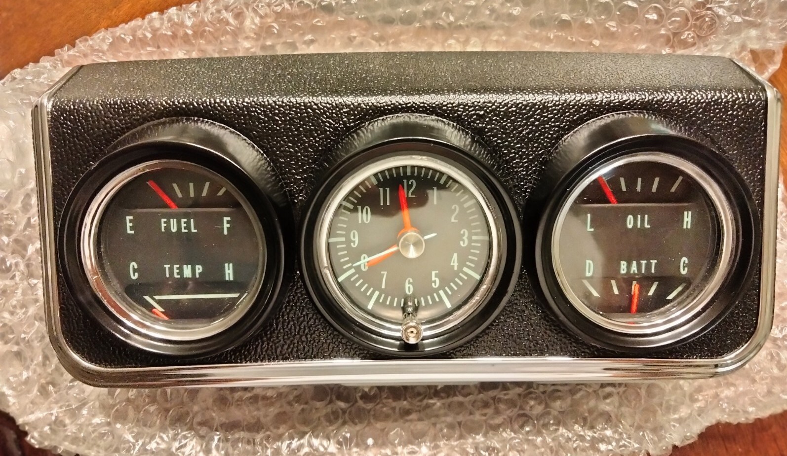 1967 camaro console gauges