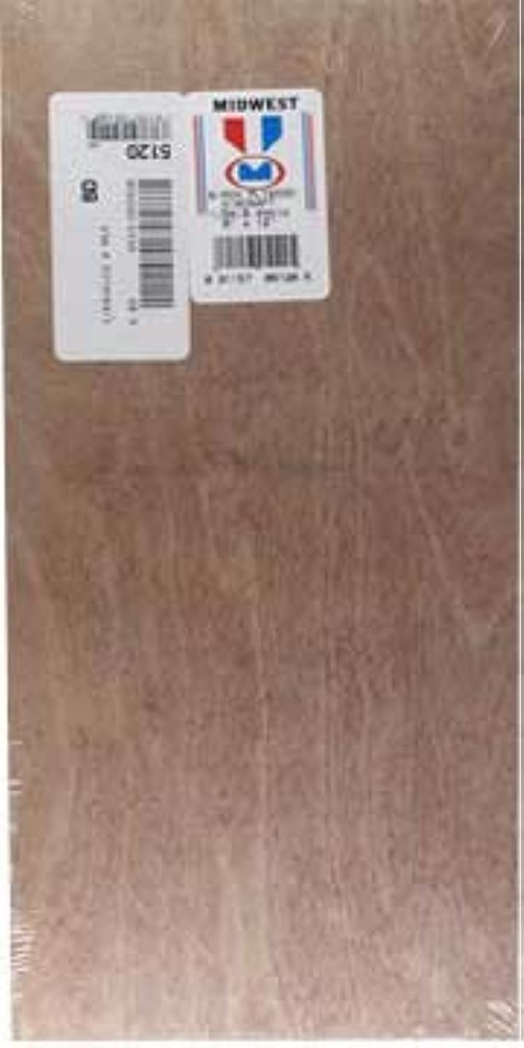 Midwest Products 5120 Birch Plywood, 1/64 x 6 x 12-Inch One Size