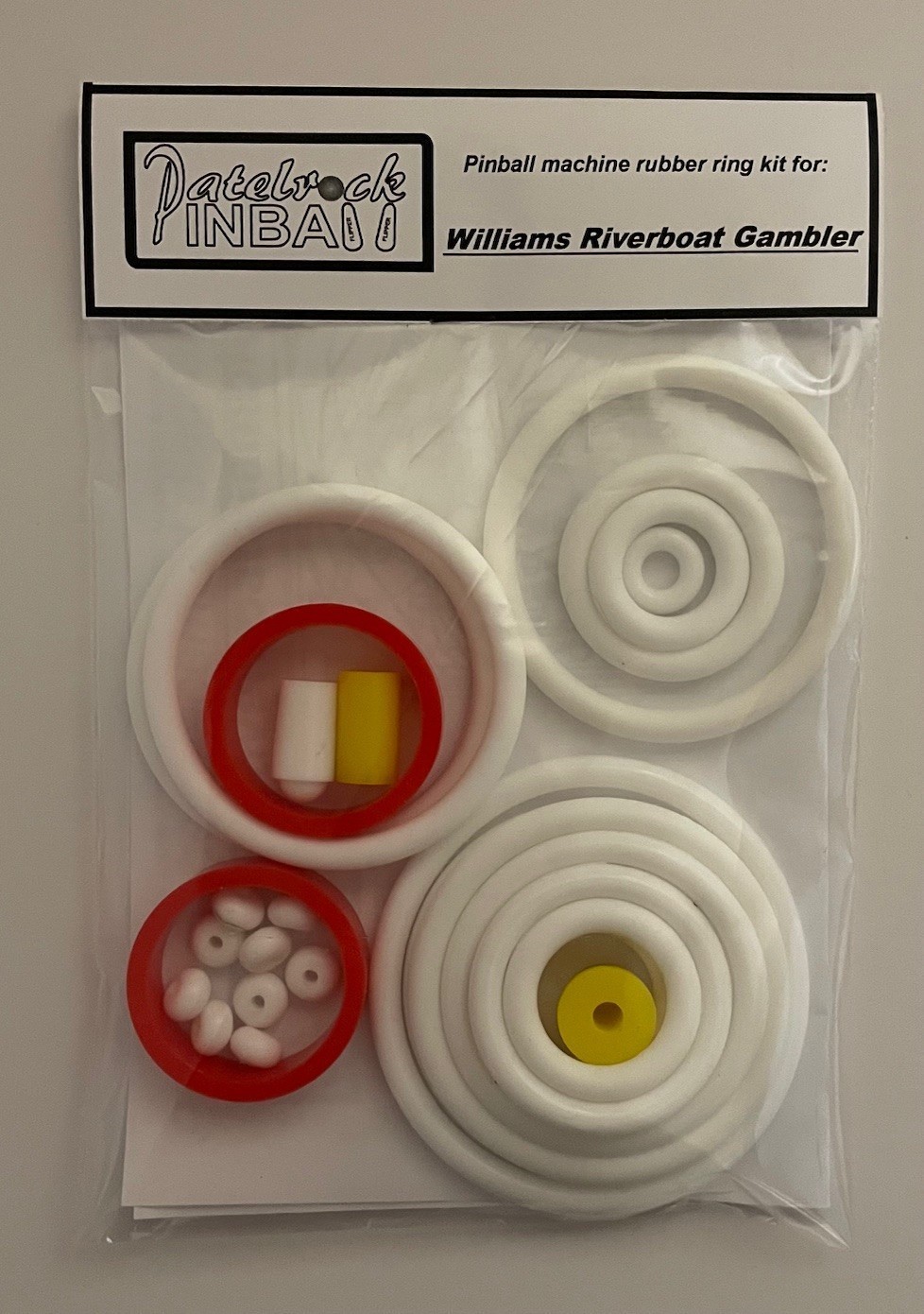 1990 Williams Riverboat Gambler Pinball Machine Rubber Ring Kit
