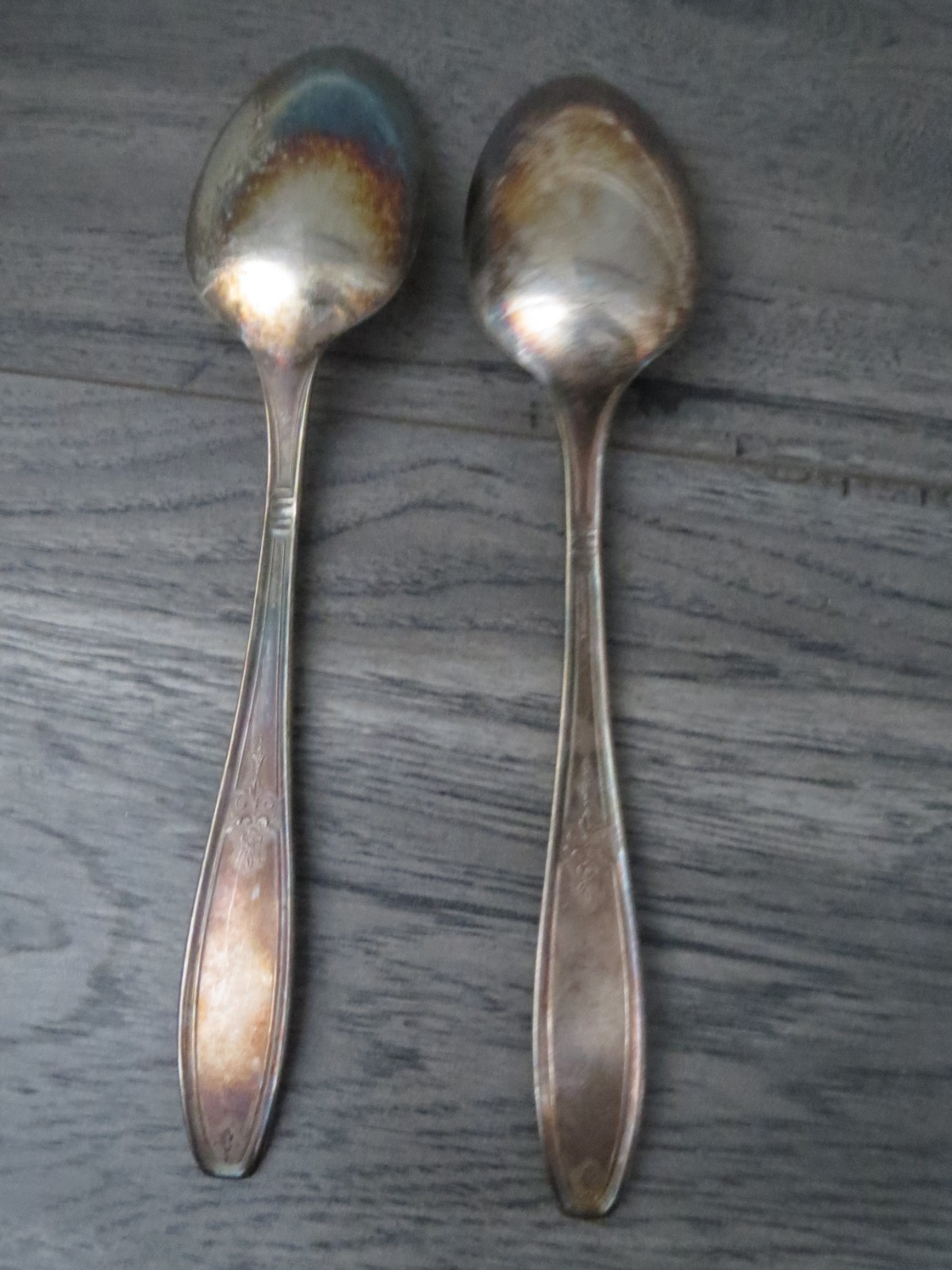 1847 Rogers Bros 2 Serving Spoons