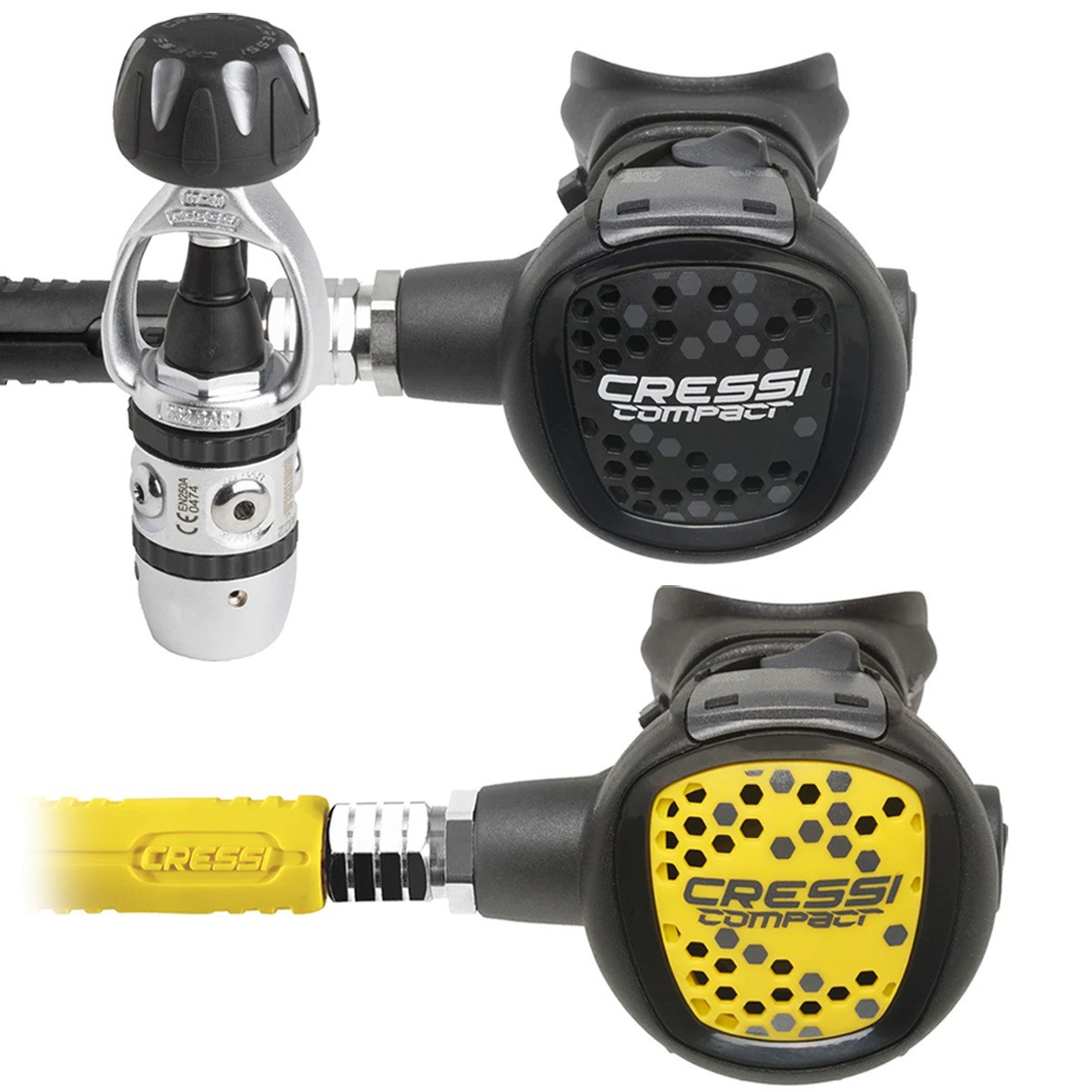 Cressi Compact AC2 Regulator and Compact Octopus