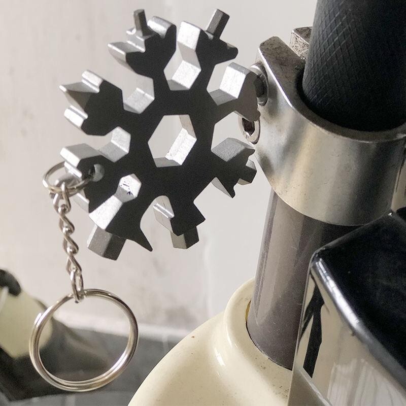 Perfect Gift Snowflake Multi Tool Stainless Steel 18-in-1