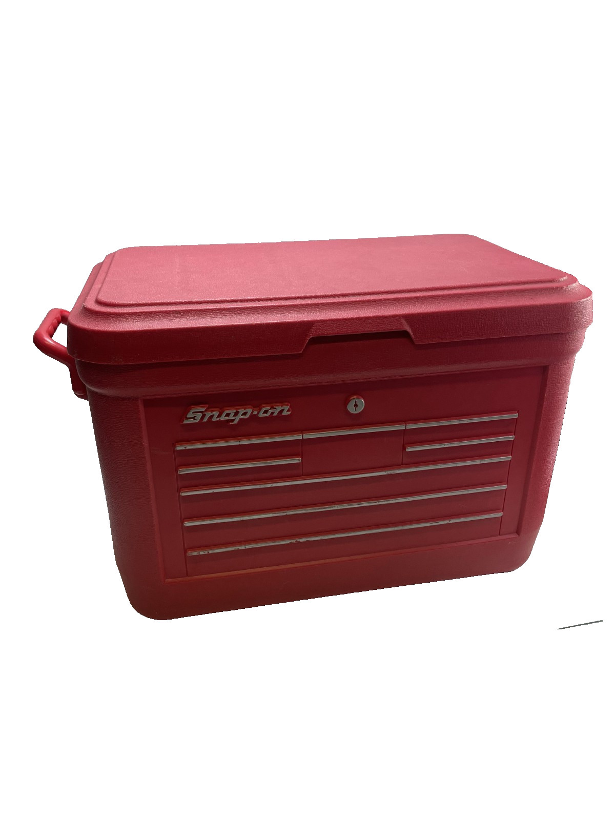 Vintage Snap-On Ice Chest Cooler Red Toolbox Style 48 Qt Light Ware Mode 1948