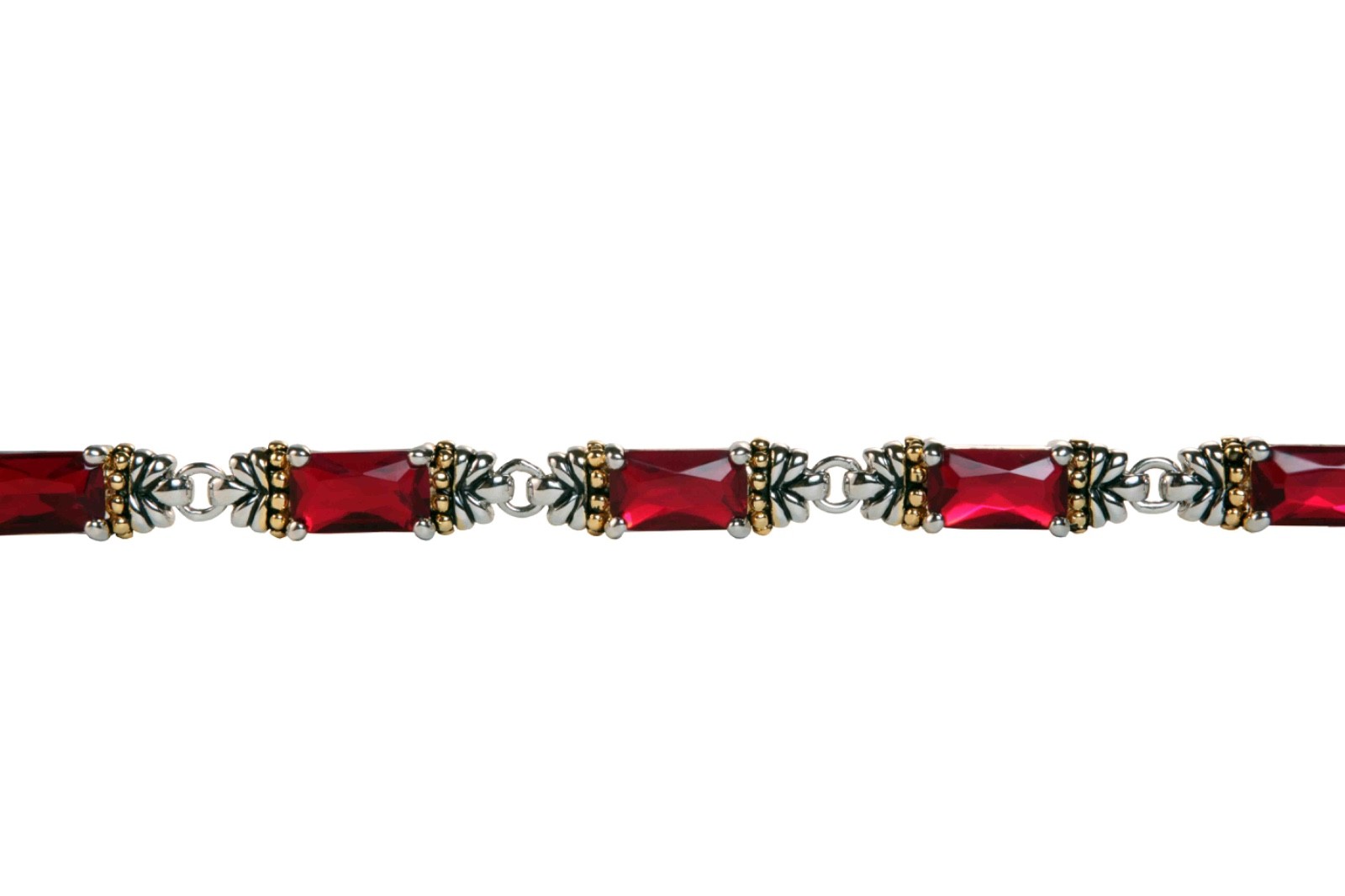 Jewelry Components (3) 12" Lengths no clasps - Treasure Red -  Sew On