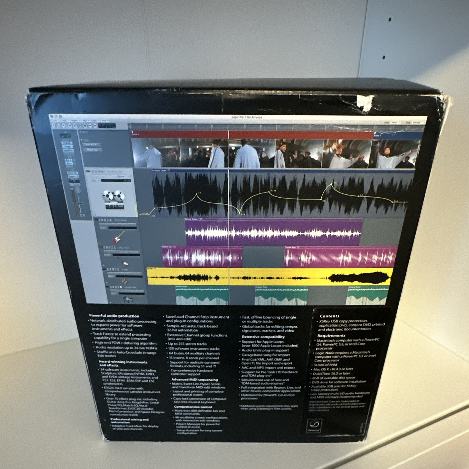 Apple Logic Pro 7.2 DAW Multitrack DVD for Mac Retail MA328Z/A