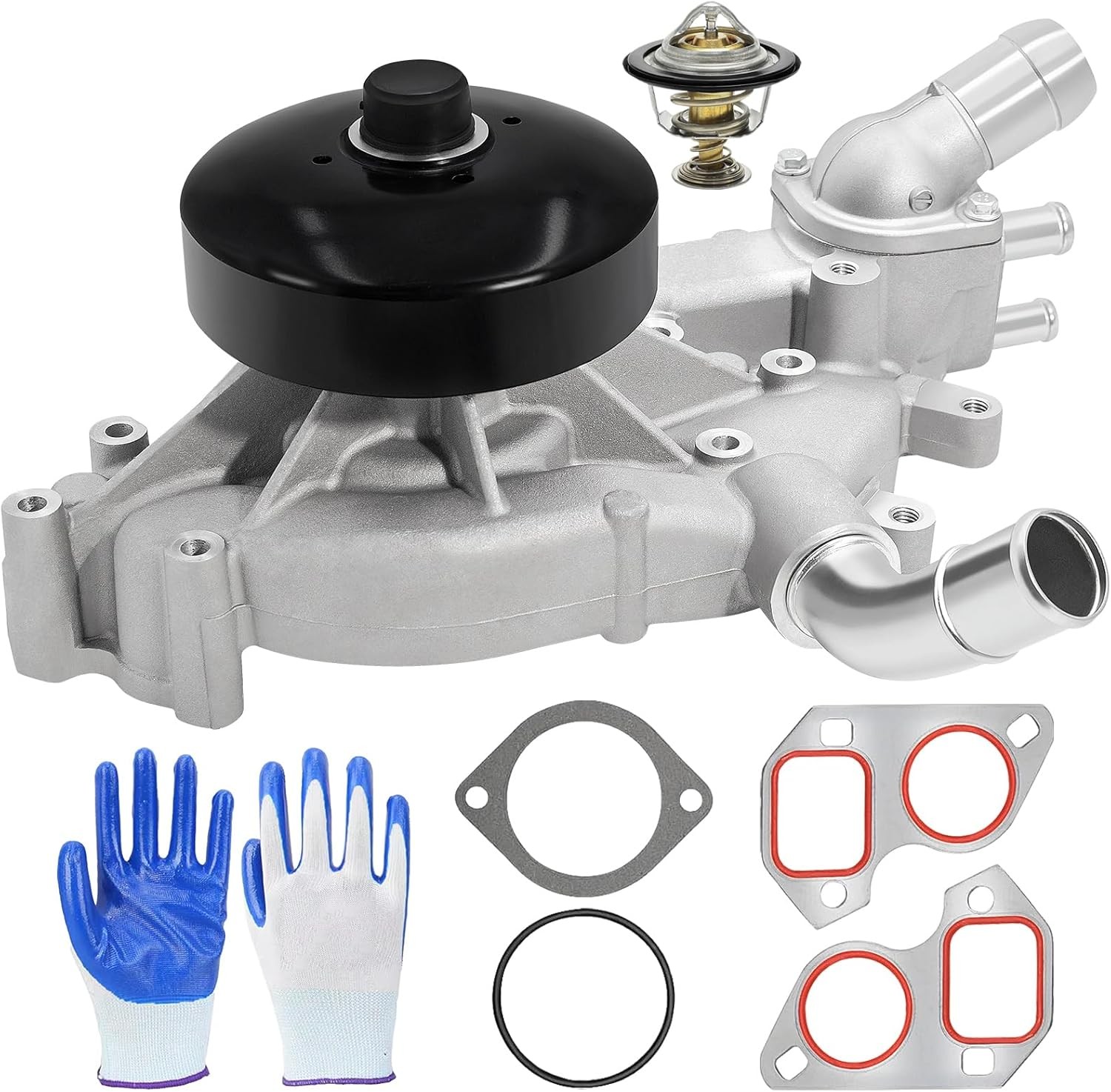 AW5104 Water Pump with Thermostat for 4.8 5.3 6.0 1999-2006 Chevy Silverado Taho