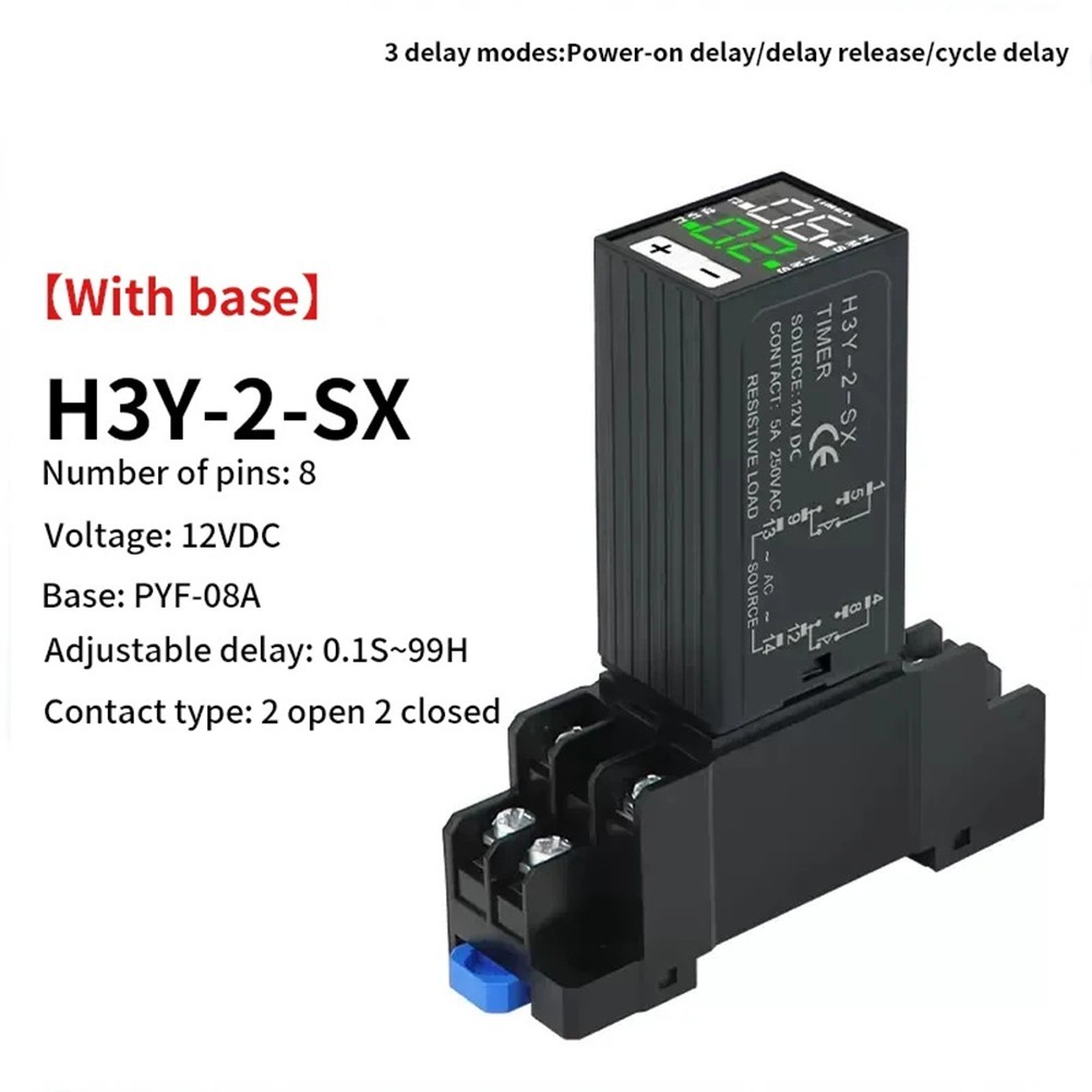 Reliable Timer Relay 220V with Robust Construction for Electrical Projects