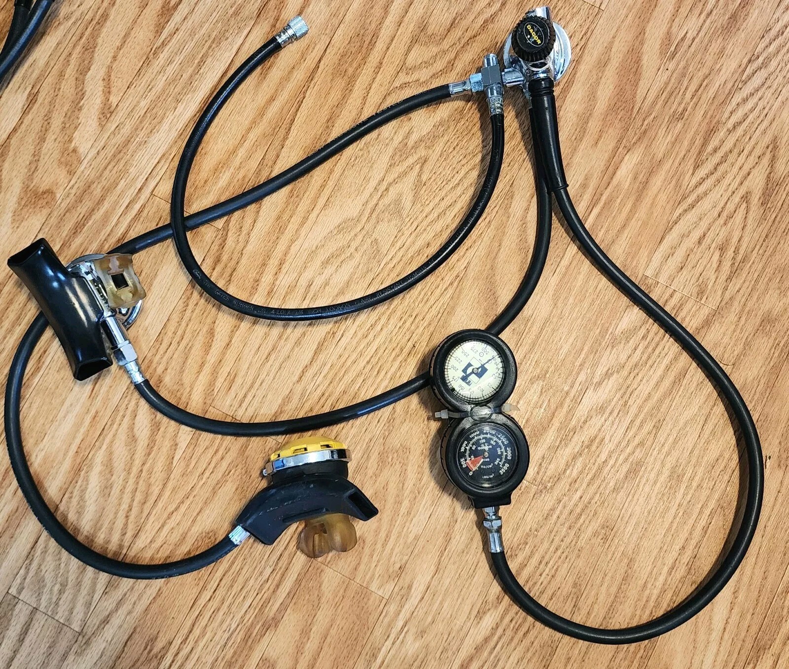 Dacor Pacer Aero AQUA-LUNG 1&2 Octo Scuba Diving Regulator Bal. Olympic