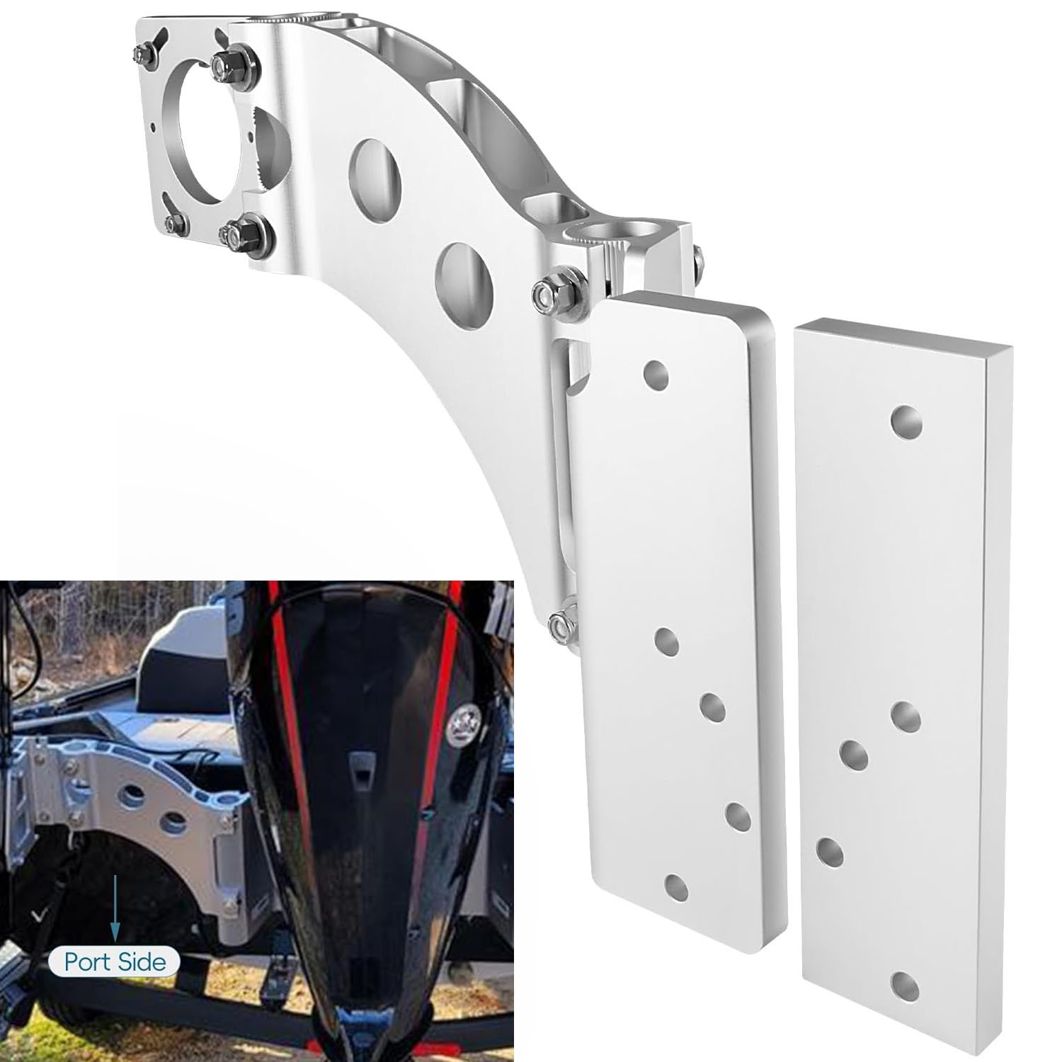 for Minn Kota Talon Universal Modular Adapter Bracket Sandwich Port Side 1810302