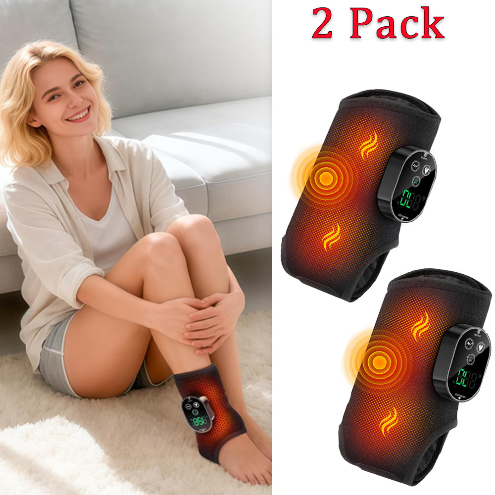 Foot Renew Triple Method Massager Heat Vibration for Heel Arch Ankle Neuropathy