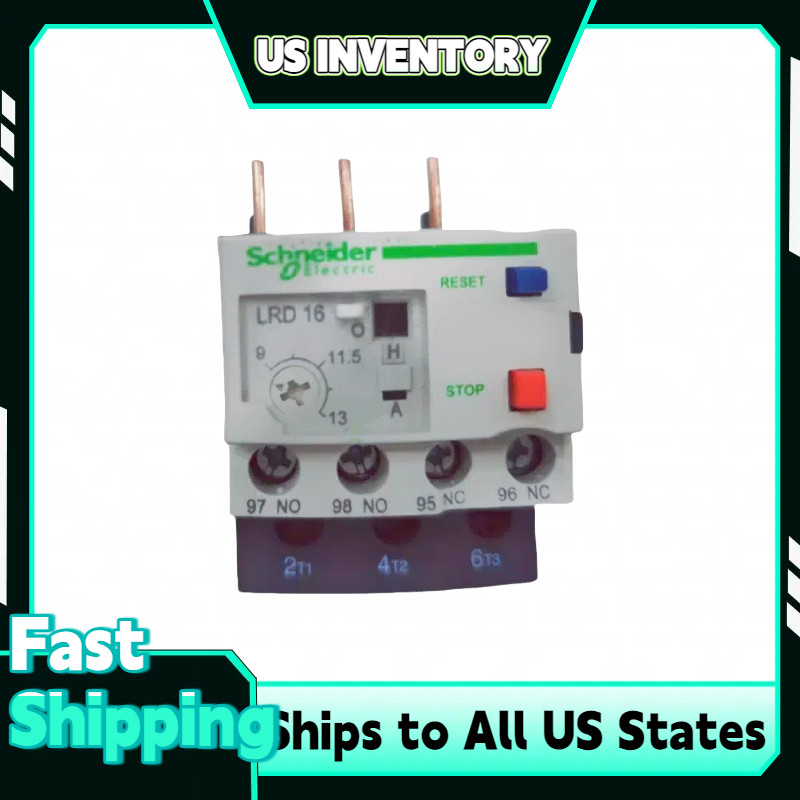 Schneider LRD16 Thermal Overload Relay, 9 to 13A, Class 10A | US Stock