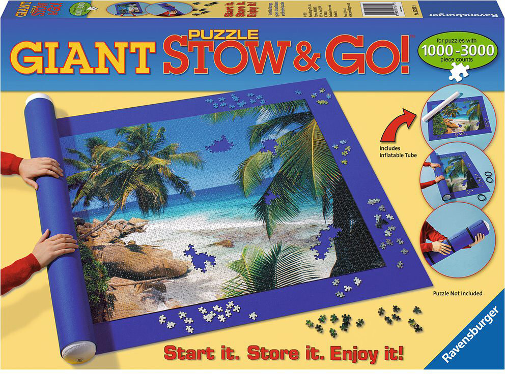 Ravensburger Giant Jigsaw Puzzle Stow Go 1000-3000 Pieces Portable Storage