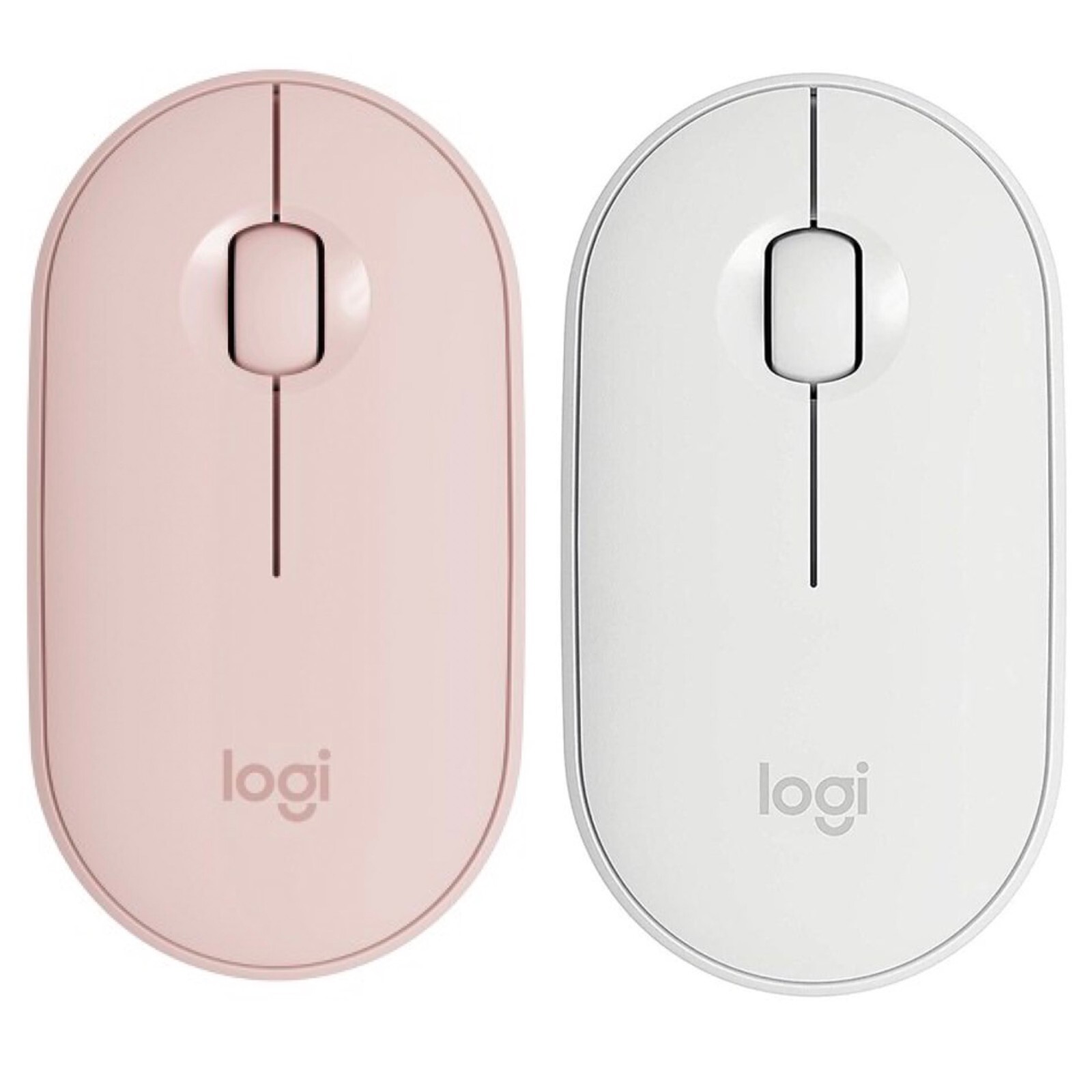 Logitech Pebble M350 Wireless Optical Mouse - Dual connectivity -Mac PC Chome OS