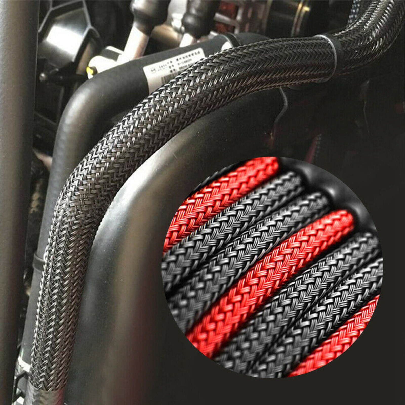 1/8" 1/4" 3/8" 1/2" 3/4" Expandable Wire Cable Sleeving Sheathing Braided Loom