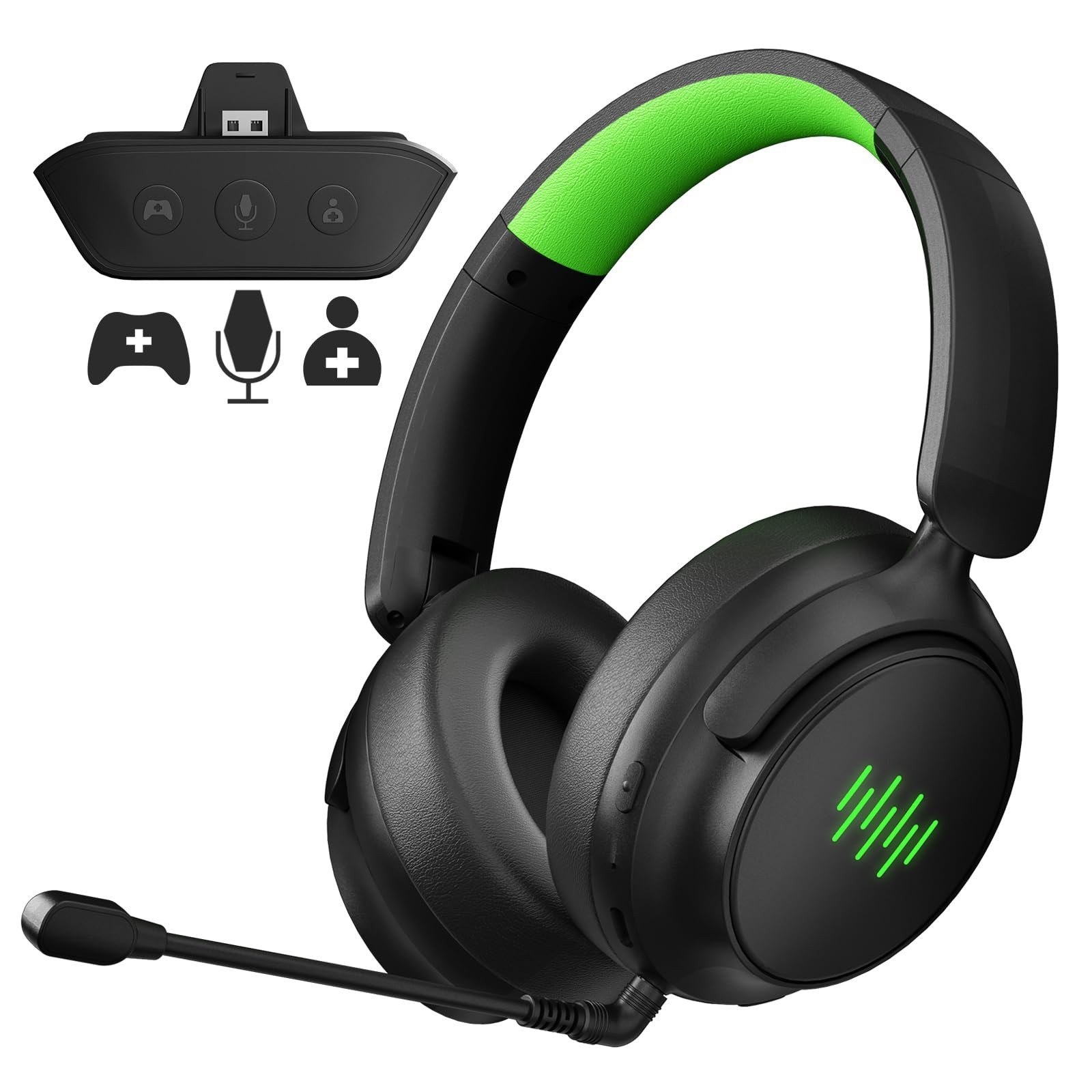 Dinosoo Wireless Bluetooth Headset For Gaming 3D Surround Sound Game/Chat