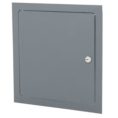 ELMDOR DW18X18PC-CL Dry Wall Access Door, 18x18, Prime Coat W/ Cylinder Lock