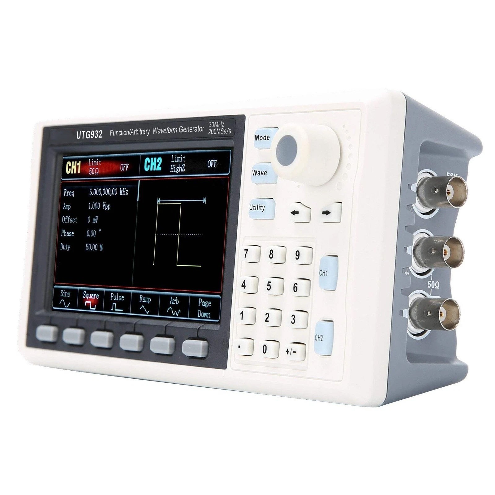 UTG932E Arbitrary Waveform Generator Function Generator Kit 30Mhz Dual-Channel