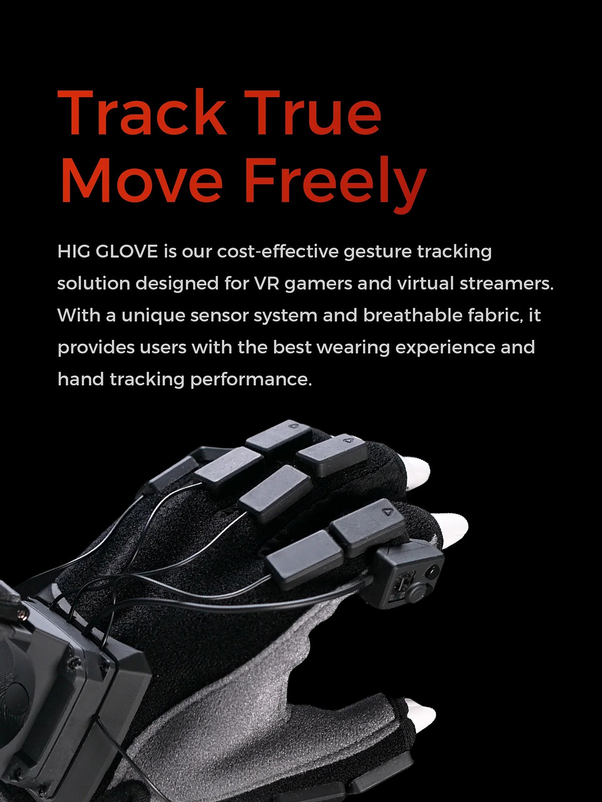 High Precision VR Motion Capture Glove for Quest 3 3S, VIVE Tracker, VIVE Index
