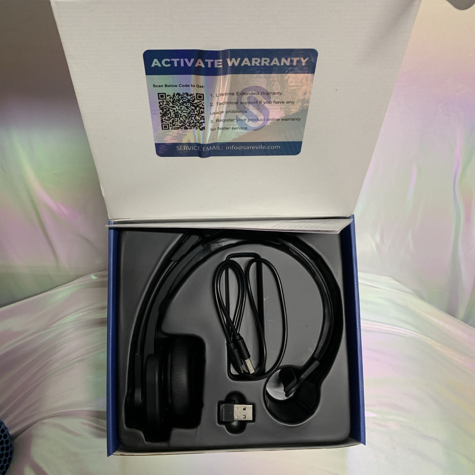 Sarevile Bluetooth Headset with USB Dongle for Computer