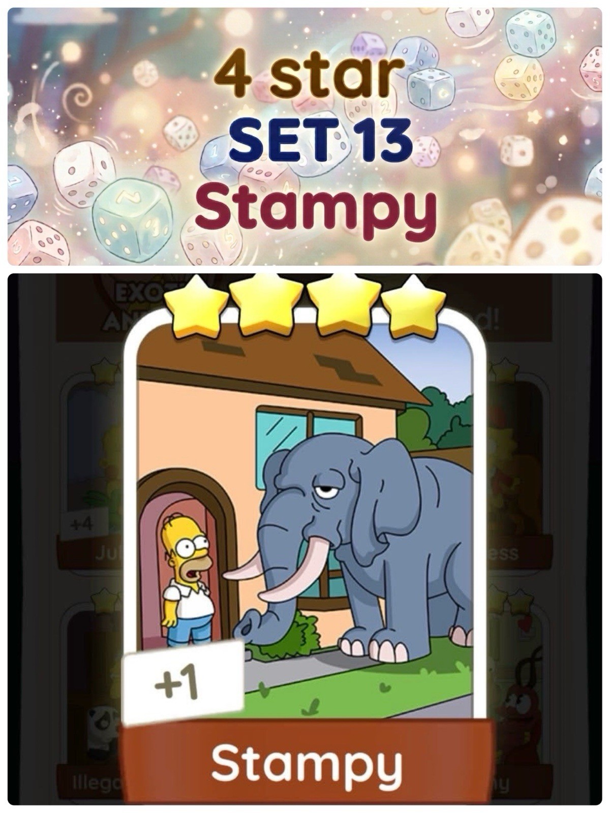 Stampy - 4 Star - Set 13 Monopoly go