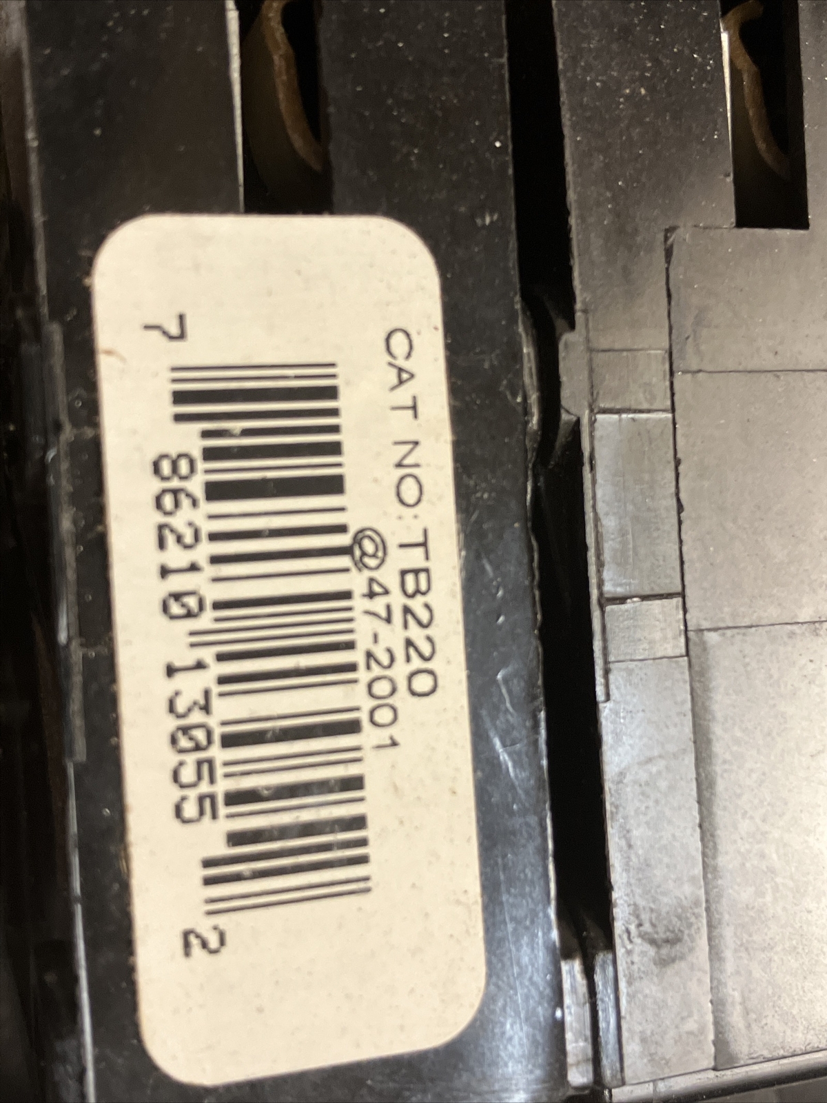 Thomas & Betts TB TB220 2 Pole 20 Amp 240 V Push In Circuit Breaker NEW!!