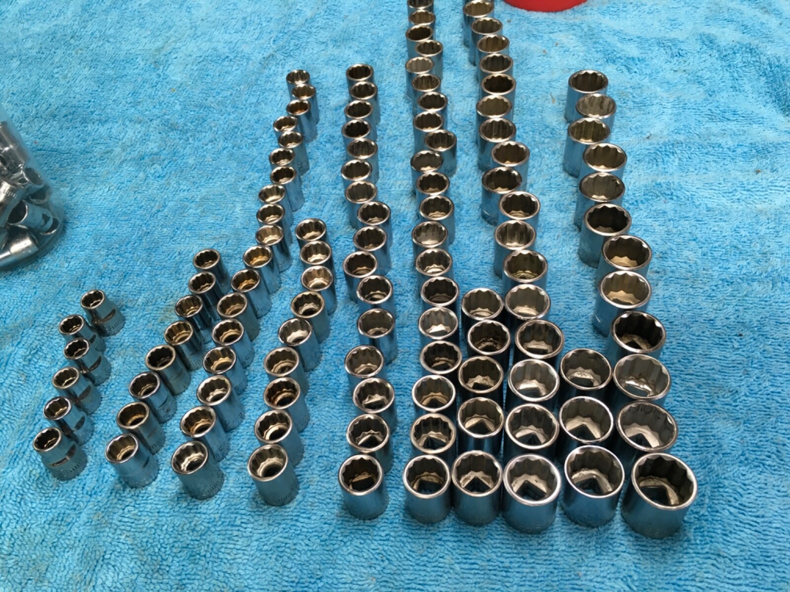 Craftsman 3/8 drive 12pt Shallow “EE” Series METRIC Sockets 9-19mm Choose - USA