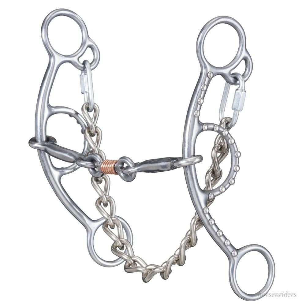 Western Bit - Sweet Iron 5 Inch Dogbone Mouth - 7 Inch Short Shank Gag Snaffle
