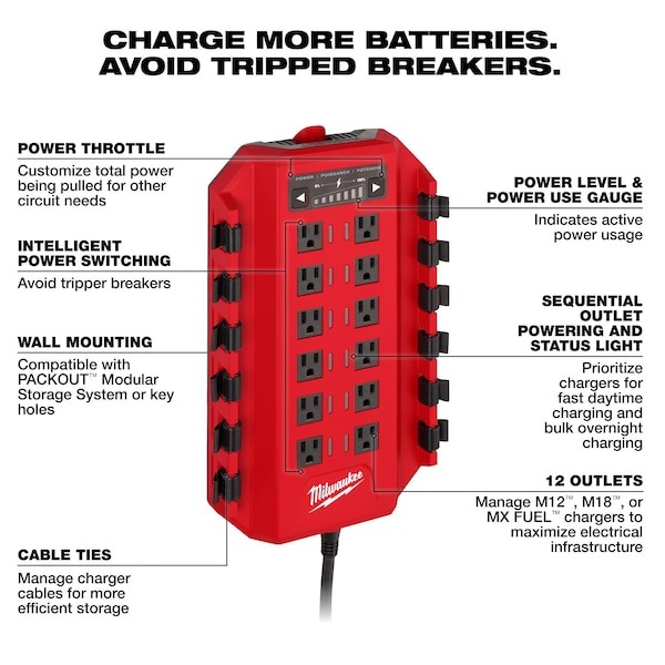 Milwaukee Tool 3333-20A Power Manager - 20 Amp Circuit