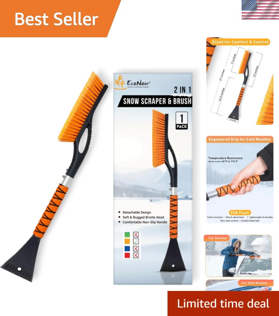 27" Aluminum Ice Scrapers for Car Windshield | Car Snow Scraper | For Car Win...