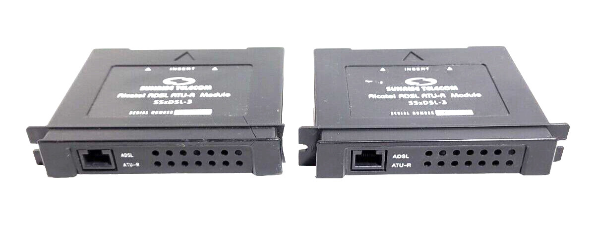 Sunrise Telecom SSXDSL-3 Alcatel ADSL ATUA Module USED(LOT OF 2 -)
