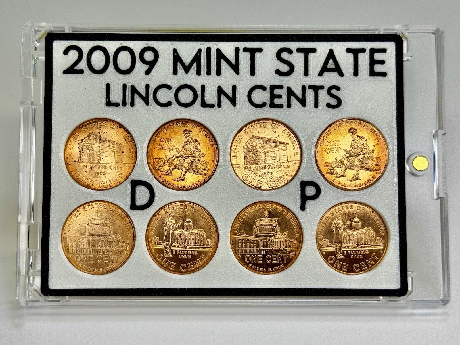 2009 Lincoln Cent Mint uncirculated Sets 2x Sets = 4x Philadelphia 4x Denver
