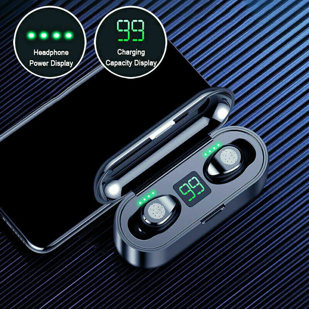 Bluetooth Earbuds for iphone Samsung Android Wireless Earphone IPX7 Waterproof