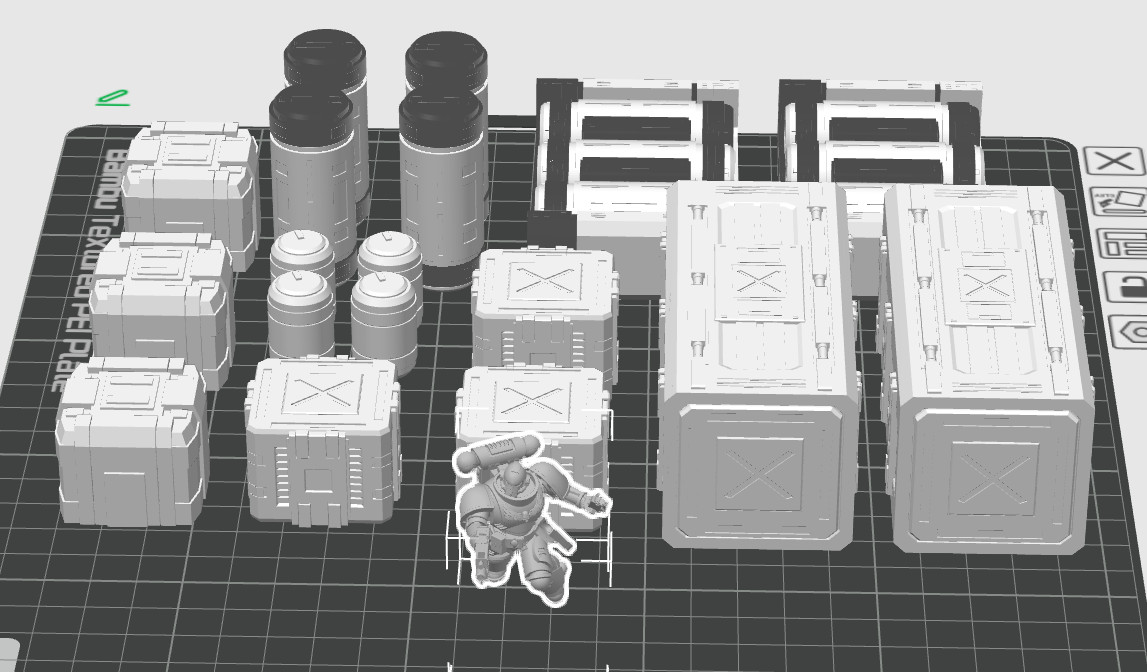 Project Mobius - 28-32mm Sci Fi Scatter Terrain (Medium Pack)