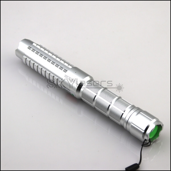 Green Laser Pointer Adjustable Focus 520nm Visible Laser Sight Flashlight