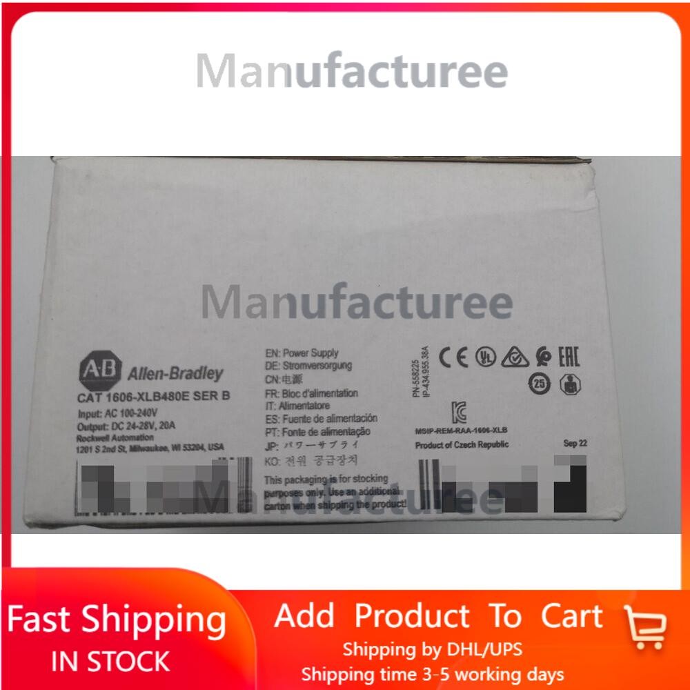 NEW Factory Sealed Allen Bradley 1606-XLB480E AB 1606-XLB480E US Free Tax
