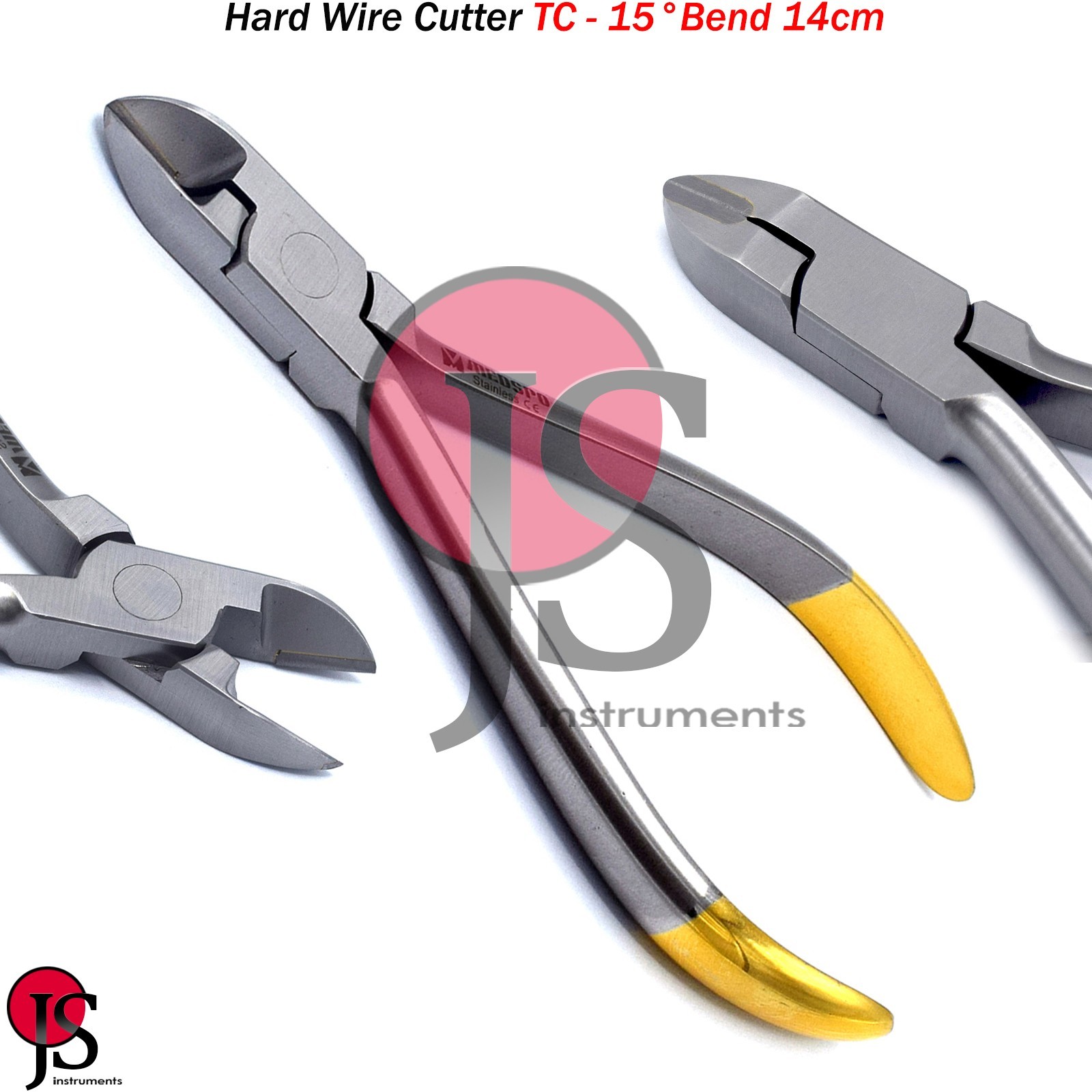 Ligature Wire Cutter TC 15° Bend Dental Orthodontic Pliers Ortho