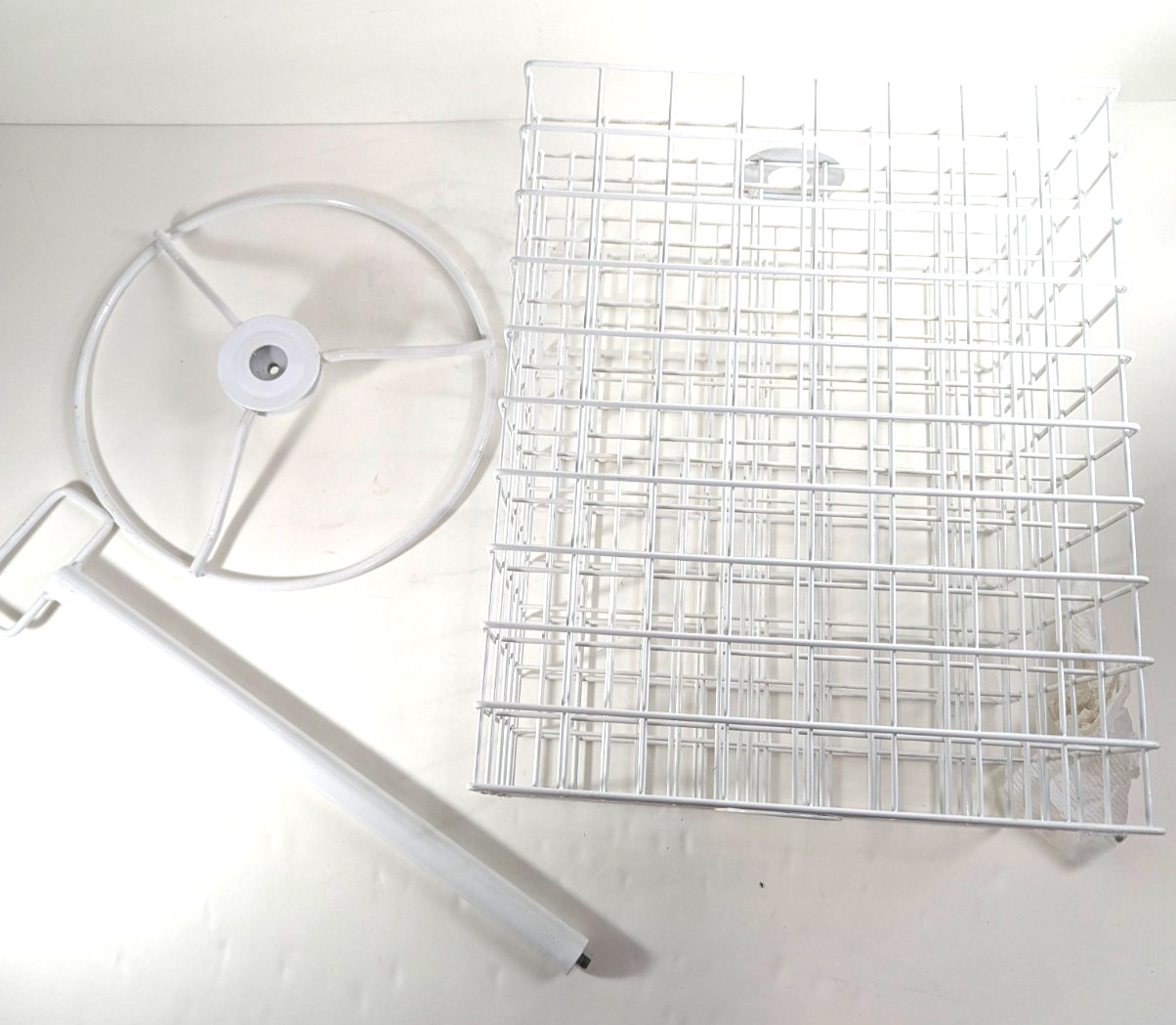 Spinning Craft Paint Storage Holder Rack White