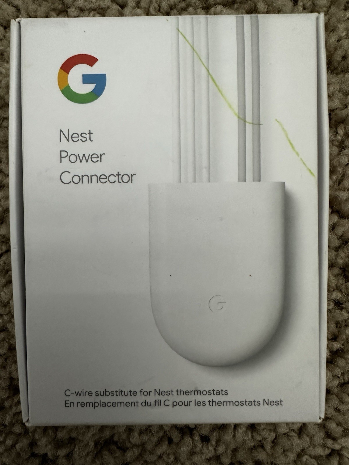 Brand New Google Nest Power Connector Nest Thermostat C Wire Adapter