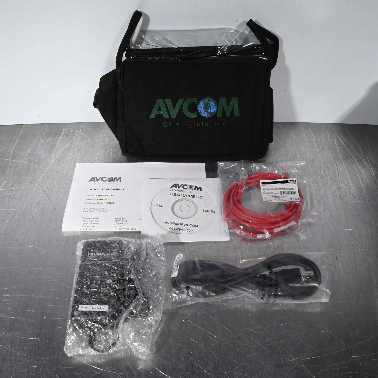 Avcom PSA-2500C Portable Spectrum Analyzer (5MHz-2500MHz) - New