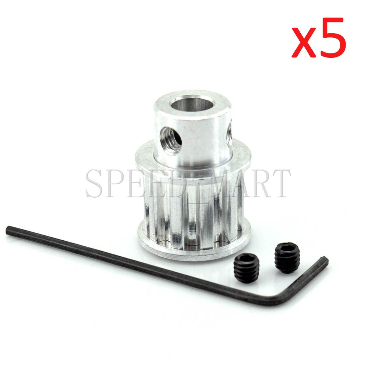5x XL Type XL12T Aluminum Timing Belt Pulley 12 Tooth 8mm Bore for Stepper Motor
