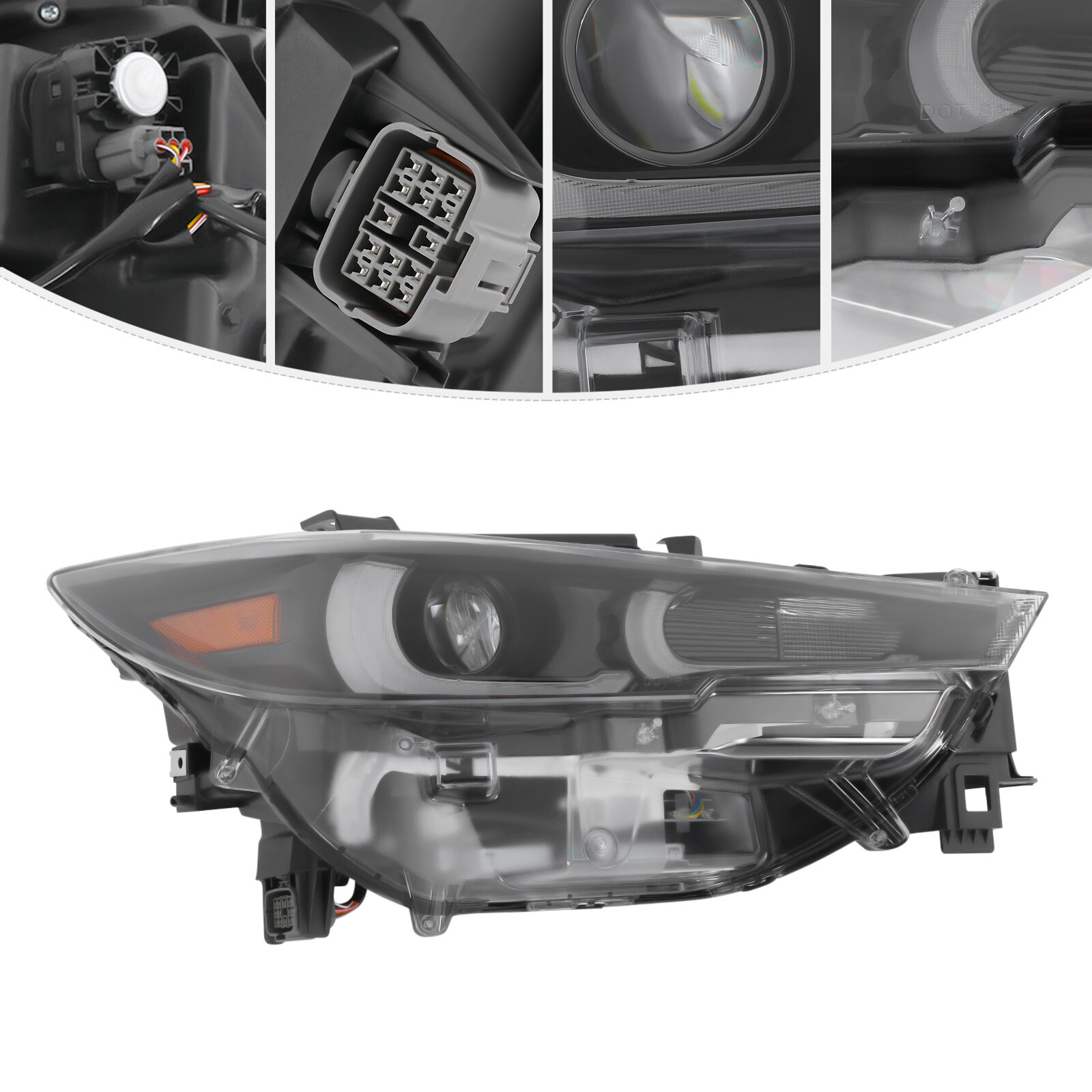 11.02lbs For 2022-2023 Mazda Cx-5 W/factory Led Models Only Side Right Headlamp