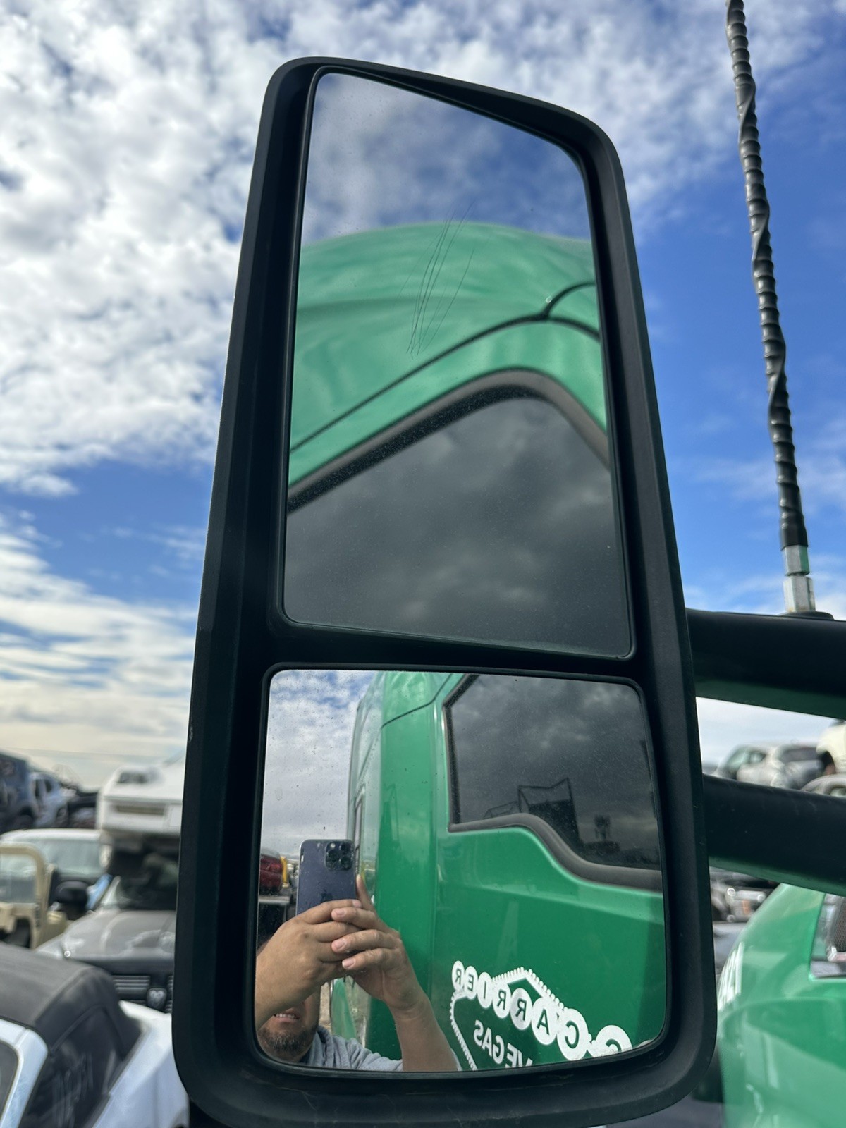 2012-2027 Kenworth T680 POLY Left/Driver Door Mirror - Used