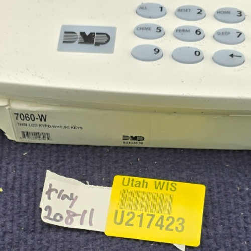 DMP 7060-W Thin LCD Keypad Security System Control Panel 7060W