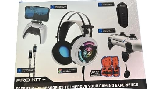 1755635 - Bionik Pro Kit+ For PS5 PlayStation 5 With 2x Quickshot Pro