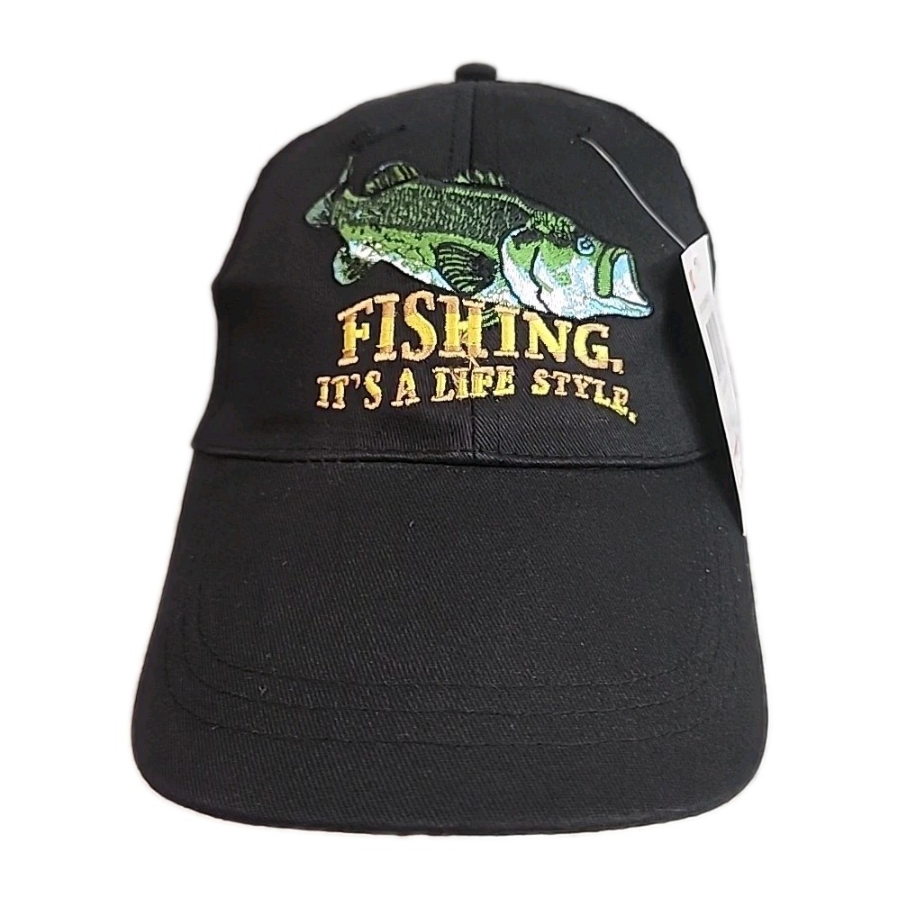 Ugly Stik Fishing Hat Cap Adjustable "Fishing. It's A Life Style" Kmart NOS 325