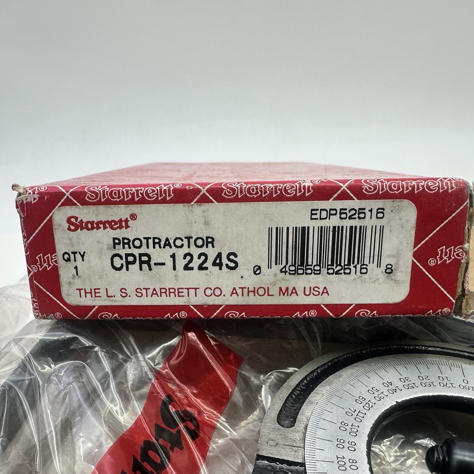 Starrett CPR-1224S Protractor Head for Combination Squares & Protractors