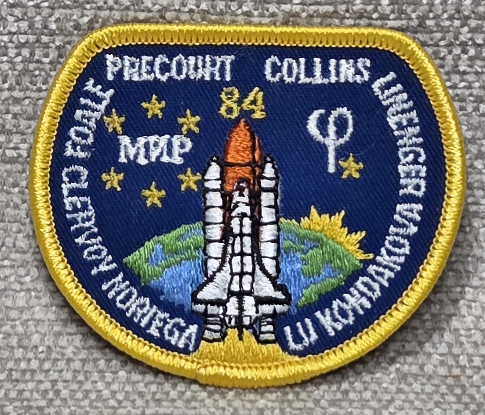 NASA STS-84 2½" X 3" Patch Space Shuttle Atlantis MIR Space Station RKA ESA A