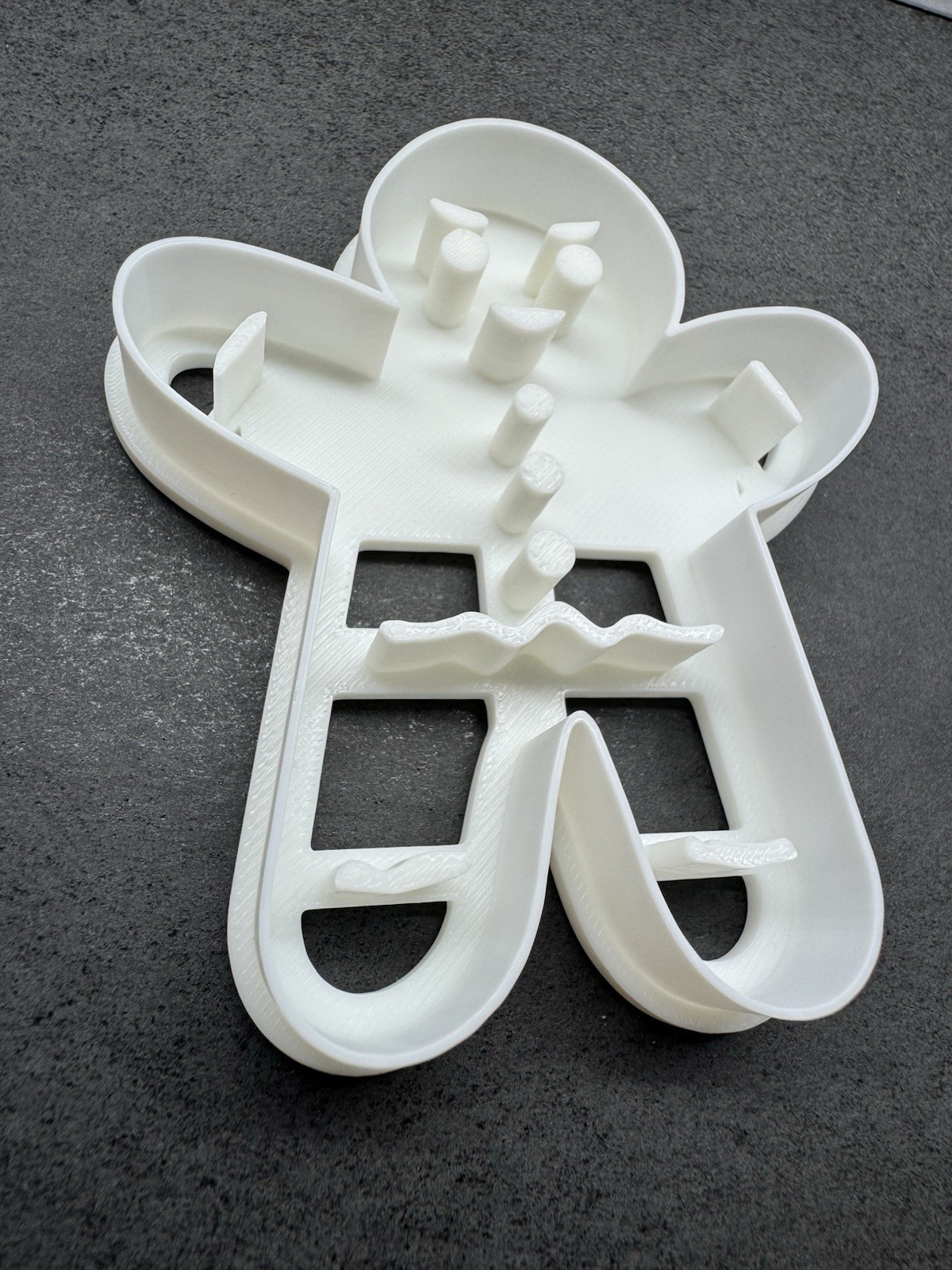Set of 7 Christmas Cookie Cutters – 3D Printed Holiday Baking Set