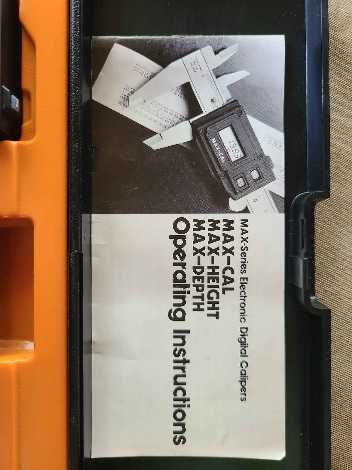 MAX-CAL MAX-Series electronic digital caliper